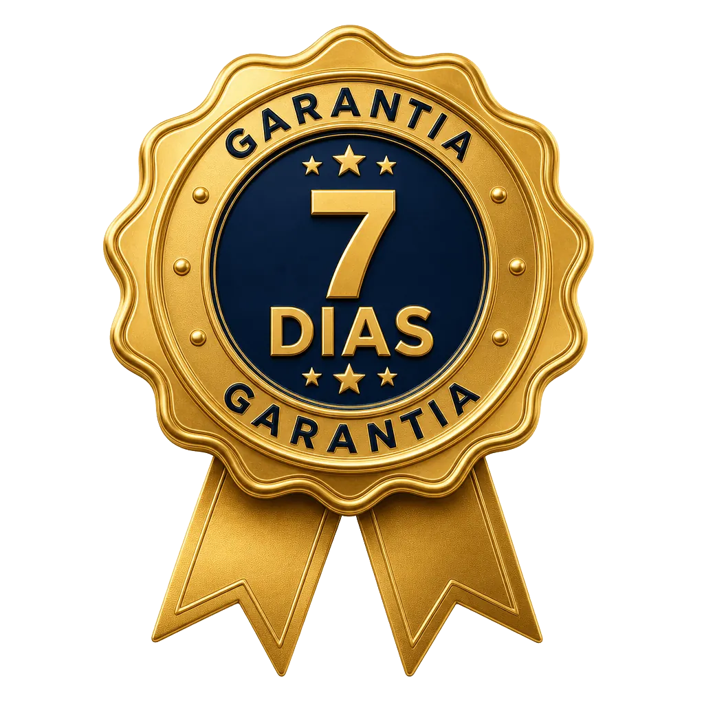 Selo de garantia de 7 dias